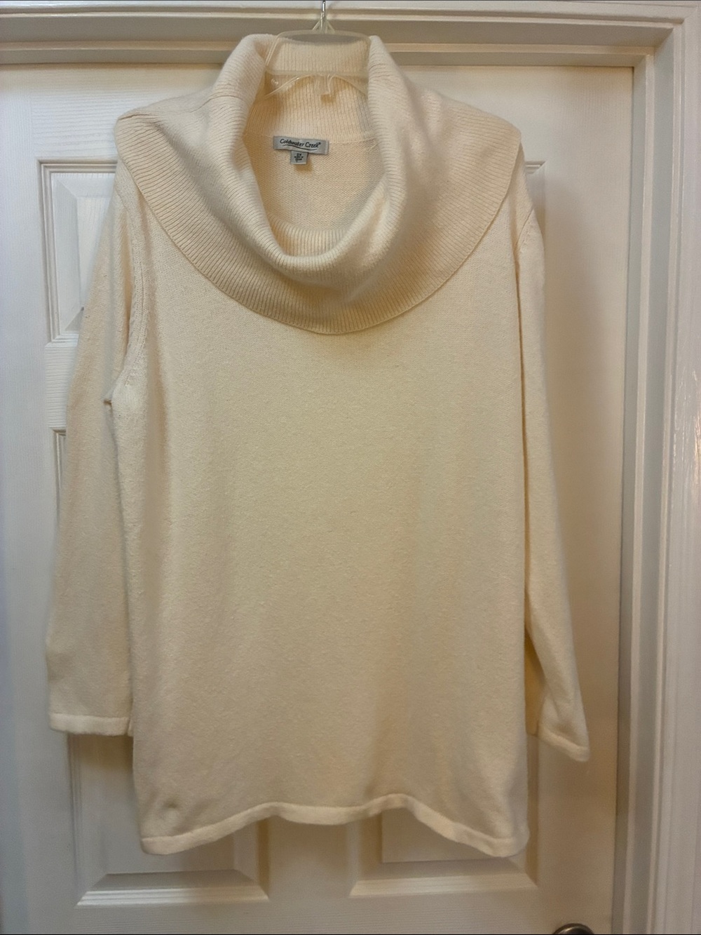 Coldwater Creek Ivory Cowl Neck Sweater 2X / 3X
